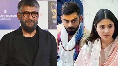 Vivek Agnihotri has reacted to Virat Kohli and Anushka Sharma's visit to Ujjain temple. Vivek Agnihotri has reacted to Virat Kohli and Anushka Sharma's visit to Ujjain temple.