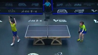 Cheng I-Ching defeated Miu Hirano. (Twitter) Cheng I-Ching defeated Miu Hirano. (Twitter)
