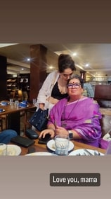 Ira Khan with mom Reena Dutta.
