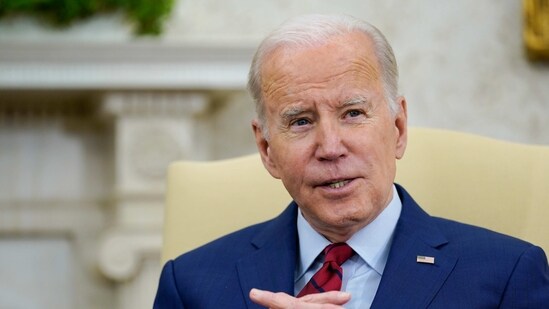 US President Joe Biden. (AP)