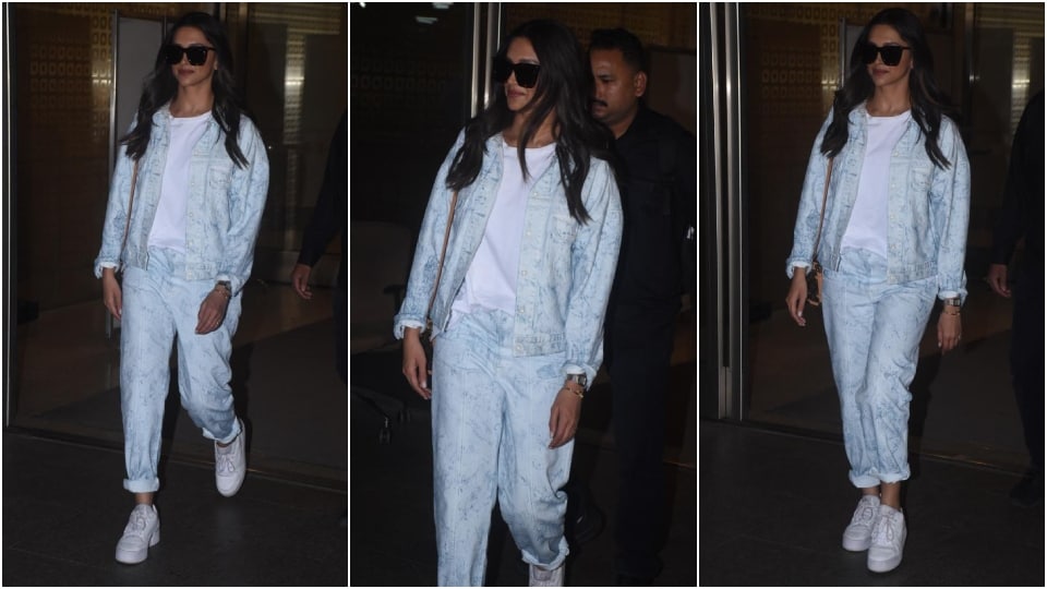 Deepika Padukone arrives at the Mumbai airport. (HT Photo/Varinder Chawla) Deepika Padukone arrives at the Mumbai airport. (HT Photo/Varinder Chawla)