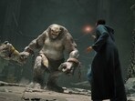 Fighting trolls in Hogwarts Legacy Fighting trolls in Hogwarts Legacy