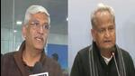 Union minister Gajendra Singh Shekhawat (lefft) and Rajasthan chief minister Ashok Gehlot (right) (ANI Photo)