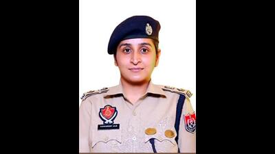 A 2013-batch Punjab-cadre IPS officer, Kanwardeep Kaur is currently the SSP of Ferozepur. (HT Photo)
