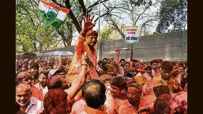 Ambedkar alleged that there were no meetings held before declaring the candidates for the Chinchwad and Kasba peth assembly bypolls. (HT PHOTO)