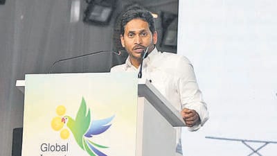 At the inaugural of the Global Investors Summit, chief minister Y S Jagan Mohan Reddy reiterated that Visakhapatnam is going to be the executive capital of Andhra Pradesh. (AP) At the inaugural of the Global Investors Summit, chief minister Y S Jagan Mohan Reddy reiterated that Visakhapatnam is going to be the executive capital of Andhra Pradesh. (AP)