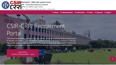 CSIR-Central Road Research Institute: Apply for 11 Scientist GR.IV posts CSIR-Central Road Research Institute: Apply for 11 Scientist GR.IV posts