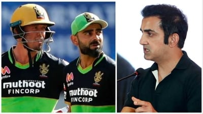 Gautam Gambhir has definitely raised some eyebrows with his outrageous take on AB de Villiers' incredible career (BCCI-ANI) Gautam Gambhir has definitely raised some eyebrows with his outrageous take on AB de Villiers' incredible career (BCCI-ANI)
