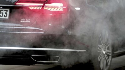 Decarbonizing transport is seen as a key pillar of the EU’s goal to cut emissions by 55% this decade on the way to climate neutrality by 2050. (AP)