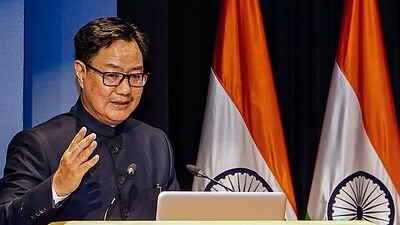 Union law minister Kiren Rijiju. (PTI file) Union law minister Kiren Rijiju. (PTI file)