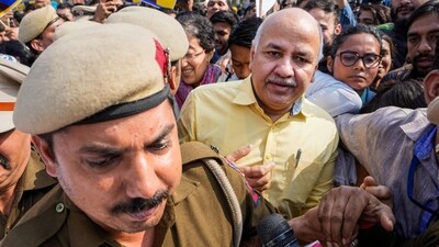 Manish Sisodia was arrested on February 26 for allegedly not cooperating in the investigation into the Delhi excise policy case. (PTI) Manish Sisodia was arrested on February 26 for allegedly not cooperating in the investigation into the Delhi excise policy case. (PTI)