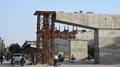The ₹467 crore project, which was initially slated to be finished by December 2022, was delayed due to the Covid-19 pandemic. (Sunil Ghosh/HT Photo) The ₹467 crore project, which was initially slated to be finished by December 2022, was delayed due to the Covid-19 pandemic. (Sunil Ghosh/HT Photo)