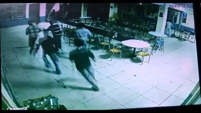 The Friday night attack was captured in CCTV cameras. (HT) The Friday night attack was captured in CCTV cameras. (HT)