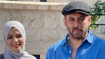 Salman Khan with a fan in an undated photo. Salman Khan with a fan in an undated photo.