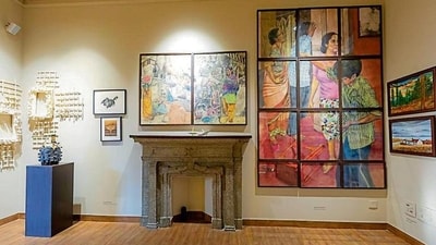 The two-day exhibition, which started here at the Lokayata Art gallery, Hauz Khas Village on Saturday, showcases 100 portraits and landscapes from the mountains. (HT gallery (Representative image)) The two-day exhibition, which started here at the Lokayata Art gallery, Hauz Khas Village on Saturday, showcases 100 portraits and landscapes from the mountains. (HT gallery (Representative image))