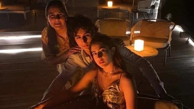 Ibrahim Ali Khan is the son of Saif Ali Khan's first wife Amrita Singh. His elder sister Sara Ali Khan is already an actor, just like his mom. Ibrahim Ali Khan is the son of Saif Ali Khan's first wife Amrita Singh. His elder sister Sara Ali Khan is already an actor, just like his mom. 