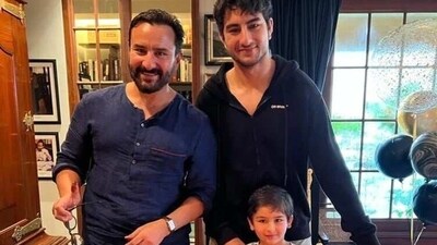 Saif Ali Khan said in an interview last year that Ibrahim Ali Khan is unpretentious and simple, like he was when he was younger. Saif Ali Khan said in an interview last year that Ibrahim Ali Khan is unpretentious and simple, like he was when he was younger. 