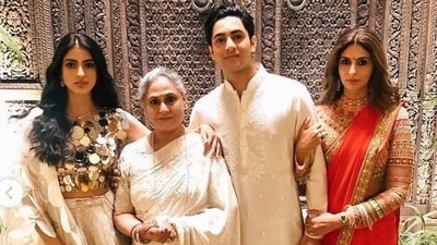Shweta Bachchan talked about raising kids Navya Naveli Nanda and Agastya Nanda. Shweta Bachchan talked about raising kids Navya Naveli Nanda and Agastya Nanda.