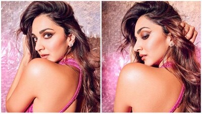 Styled by Makeup artist Lekha Gupta, Kiara decked up in nude eyeshadow, black eyeliner, mascara-laden eyelashes, pink blush and a shade of nude pink lipstick. For an extra touch of glitz, she applied crystles to her eye makeup. (Instagram/@kiaraaliaadvani ) Styled by Makeup artist Lekha Gupta, Kiara decked up in nude eyeshadow, black eyeliner, mascara-laden eyelashes, pink blush and a shade of nude pink lipstick. For an extra touch of glitz, she applied crystles to her eye makeup. (Instagram/@kiaraaliaadvani )