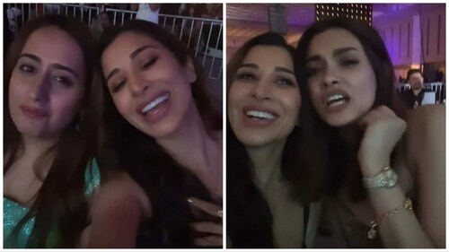 Natasha Dalal and Dr Shriram Nene were also seen in videos shared by Sophie Choudry. Natasha Dalal and Dr Shriram Nene were also seen in videos shared by Sophie Choudry.