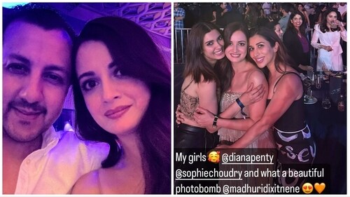Dia Mirza shared pictures from Saturday's concert on Instagram Stories. Dia Mirza shared pictures from Saturday's concert on Instagram Stories.