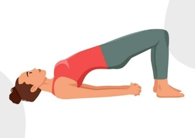 Setubandhasana or bridge pose (File Photo)