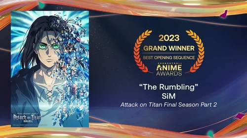 Winner: “The Rumbling” by SiM, Storyboard and Direction from Takashi Kojima, Attack on Titan Final Season Part 2 Winner: “The Rumbling” by SiM, Storyboard and Direction from Takashi Kojima, Attack on Titan Final Season Part 2