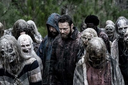 A scene from The Walking Dead A scene from The Walking Dead