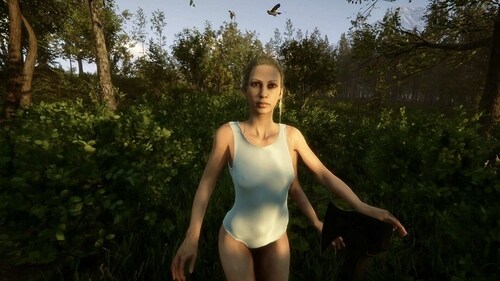 AI companion Virginia in Sons of the Forest. AI companion Virginia in Sons of the Forest.