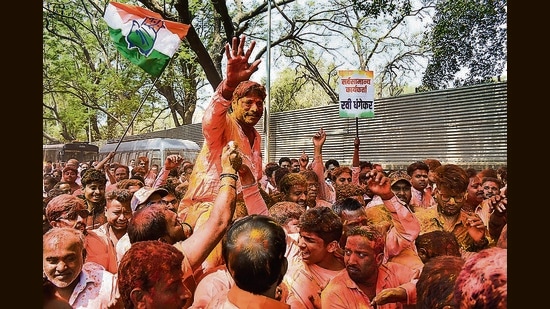 Ambedkar alleged that there were no meetings held before declaring the candidates for the Chinchwad and Kasba peth assembly bypolls. (HT PHOTO)
