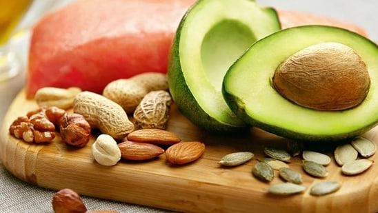 3. Choose healthy fats: Healthy fats are essential for proper brain function and hormone production. Aim to get at least 20-30% of your total calories from healthy fats such as olive oil, avocado, nuts, and seeds.(Shutterstock)