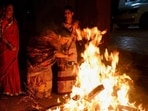 Holika Dahan also Kamudu pyre is celebrated by burning Holika, the devil. For many traditions in Hinduism, Holi celebrates the killing of Holika by Vishnu in order to save Prahlad, a devotee of God Vishnu. 