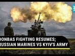 DONBAS FIGHTING RESUMES; RUSSIAN MARINES VS KYIV'S ARMY