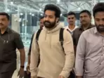 Jr NTR left for the US from Hyderabad. Jr NTR left for the US from Hyderabad.