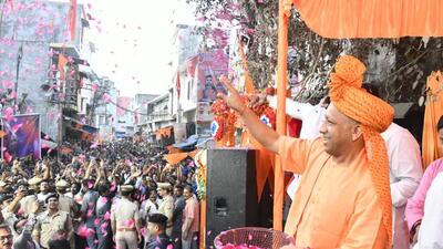Chief minister Yogi Adityanath in Gorakhpur on Monday. (HT PHOTO) Chief minister Yogi Adityanath in Gorakhpur on Monday. (HT PHOTO)