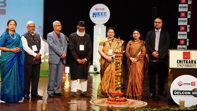 Chitkara University recently organised and hosted the flagship Institute of Electrical and Electronics Engineers (IEEE) Delhi Section owned conference – DELCON 2023. (HT Photo) Chitkara University recently organised and hosted the flagship Institute of Electrical and Electronics Engineers (IEEE) Delhi Section owned conference – DELCON 2023. (HT Photo)