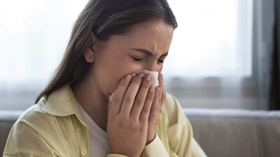 A few common signs of a dust allergy include sneezing, runny nose, teary eyes, coughing, and breathing difficulties. (Unsplash) A few common signs of a dust allergy include sneezing, runny nose, teary eyes, coughing, and breathing difficulties. (Unsplash)