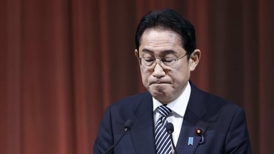Japan's prime minister Fumio Kishida. (Bloomberg)