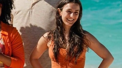 Maddy Pomilla on Survivor 44. Maddy Pomilla on Survivor 44.