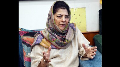 PDP president Mehbooba Mufti on Monday welcomed the army’s recommendation for life imprisonment to a captain in the Amshipora ‘fake’ encounter case and sought similar accountability in Hyderpora and Lawaypora encounters and killing of a civilian in forests of Kupwara. (ANI)
