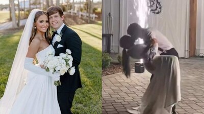Sophia Hill tied knot with Taylor Watts. Sophia Hill tied knot with Taylor Watts.
