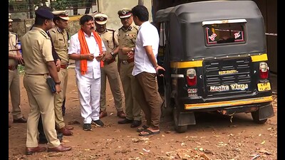 The blast occurred in an auto-rickshaw on November 19, injuring its driver, Purushottam, and the passenger, later identified as Thirthahalli-based Shariq (ANI) The blast occurred in an auto-rickshaw on November 19, injuring its driver, Purushottam, and the passenger, later identified as Thirthahalli-based Shariq (ANI)