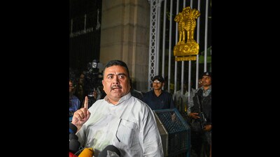 West Bengal legislative assembly leader of opposition Suvendu Adhikari released his five-page letter to PM Modi on social media. (PTI) West Bengal legislative assembly leader of opposition Suvendu Adhikari released his five-page letter to PM Modi on social media. (PTI)