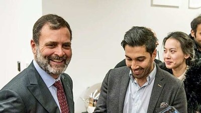 Congress leader Rahul Gandhi visits the University of Cambridge, on Thursday. (Congress Twitter) Congress leader Rahul Gandhi visits the University of Cambridge, on Thursday. (Congress Twitter)
