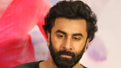 Ranbir Kapoor during a promotional event for Tu Jhoothi Main Makkaar. (PTI) (PTI) Ranbir Kapoor during a promotional event for Tu Jhoothi Main Makkaar. (PTI) (PTI)