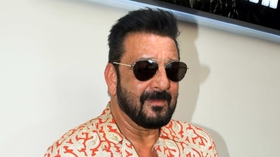 Sanjay Dutt poses for a photo at a sneakers store launch in Mumbai on Saturday. (ANI Photo) (Ashish Vaishnav) Sanjay Dutt poses for a photo at a sneakers store launch in Mumbai on Saturday. (ANI Photo) (Ashish Vaishnav)