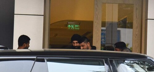 Ranbir Kapoor and Raha Kapoor at Mumbai airport. (Varinder Chawla) (Varinder Chawla) Ranbir Kapoor and Raha Kapoor at Mumbai airport. (Varinder Chawla) (Varinder Chawla)