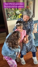 Soha Ali Khan has shared a new picture with Sharmila Tagore and Inaaya. Soha Ali Khan has shared a new picture with Sharmila Tagore and Inaaya.