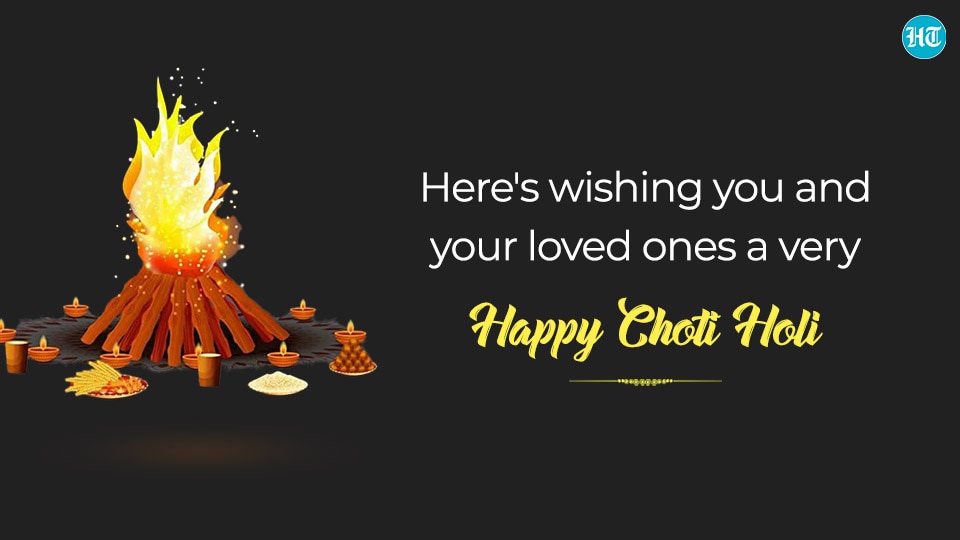 Choti Holi or Holika Dahan marks the victory of good over evil. (HT Photo) Choti Holi or Holika Dahan marks the victory of good over evil. (HT Photo)