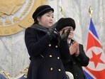 Kim Jong Un's daughter Kim Ju Ae: The daughter, reportedly named Kim Ju Ae, of North Korean leader Kim Jong Un, attends a military parade in Pyongyang, North Korea. Kim Jong Un's daughter Kim Ju Ae: The daughter, reportedly named Kim Ju Ae, of North Korean leader Kim Jong Un, attends a military parade in Pyongyang, North Korea.